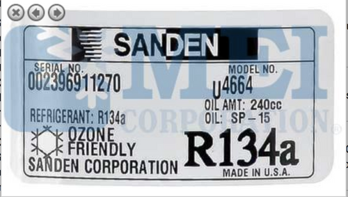 Sanden Compressor - Genuine OEM Grade 2 Groove 4639/4644/8104