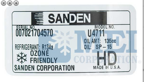 Sanden Compressor - Genuine OEM Grade Multi Fit Applications