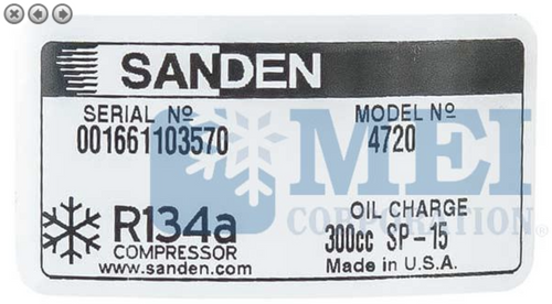 Sanden Compressor - Genuine OEM Grade International 12.4L L6 N13 & A26