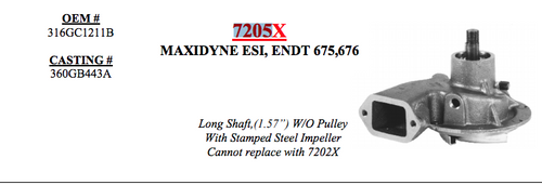 Water Pump fits Mack N-42 Models