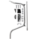 Stainless Steel Door Mirror Kit Brackets fits Peterbilt