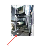 Passenger Side Lower Left Kick Panel fits Freightliner Classic/ FLD