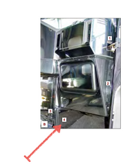 Passenger Side Lower Left Kick Panel fits Freightliner Classic/ FLD
