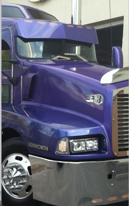 Wiper Arm Covers ,Fits KW T600,T660, T800, W900B, W900L  (Arms Cross in the middle of the windshield)