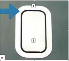 Sleeper Vent Trim Ring Fits Freightliner Century, Columbia Stainless Steel (Each)