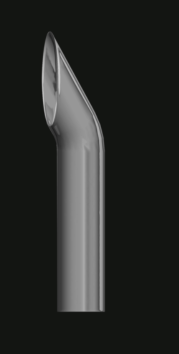 Lincoln Chrome Short 30 Cut Stack 6” OD X 36” L Straight (No End Finish)