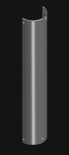 Lincoln Chrome 8” Solid Heat Shield