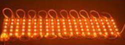 6 Led  Rubber Light Bars Strip W/Adhesive Tape Amber