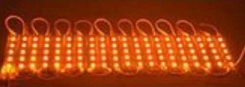 6 Led  Rubber Light Bars Strip W/Adhesive Tape Amber