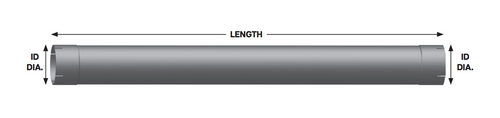 Premium 3” x 12” Exhaust Repair Section Aluminized ID/ID