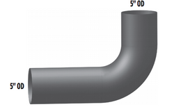 Exhaust Elbow 5" 90Deg OD/OD ALZ