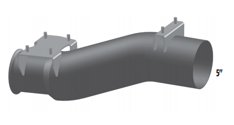 5" Turbo Exhaust Pipe Only fits Volvo