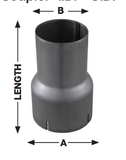 6" ID to 5" OD Exhaust Reducer Aluminized Pipe