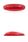 5 3/4" X 1 3/4" Oval Clearance Marker P2/P3/PC Red Lens Maxxima Freightliner® Cab Marker