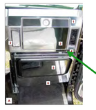 Under Glove Box Trim, Tabs To Vent & Ash Tray fits Freightliner Classic/Fld