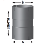 Couppler 4"ID - 4” ID Chrome