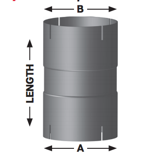 Couppler 4"ID - 4” ID Chrome