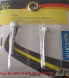 Green Long Dash Screws with Crystal on Top fits Kenworth 2001-2005