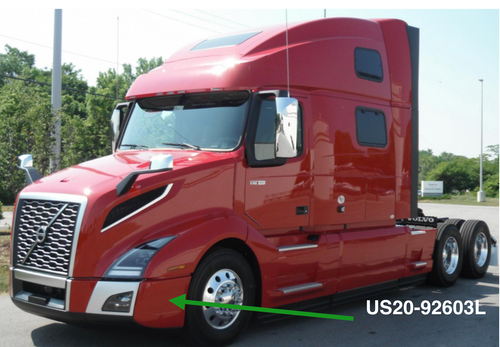 Corner Bumper Cover Fits Volvo VNL 2018-2024 Driver Side