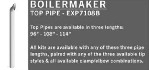 Boilermaker Stack Chrome Exhaust Pipe