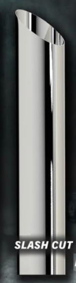 Slash Cut Tip Exhaust Pipe