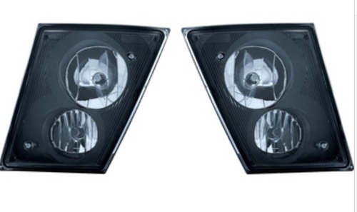 Fog Lamp fits Volvo VN & VNL Bumpers with Black Reflector