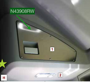 Cab Storage Door Covers fits Kenworth T680,T880