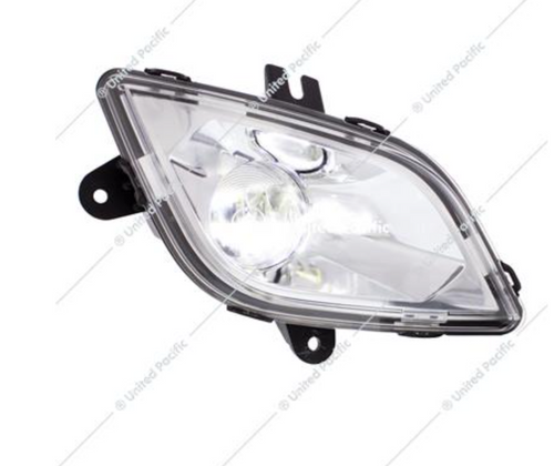 Chrome High Power LED Fog Light For 2018-2024 Freightliner Cascadia - Passenger
