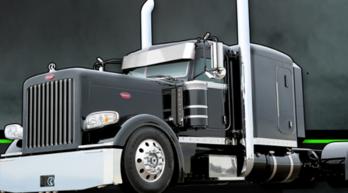 13" Visor Fits Peterbilt 325, 330, 335, 337, 340, 347, 348, 357, 365, 367, 375, 377, 378, 379, 382, 384, 385, 386, 388, 389 Legacy Cab ultra Cab Or Flat Top Straight Drop Post Mount Large Radius