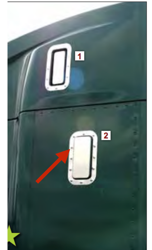 Upper Sleeper Vent Cover and Trim 4 Piece Kit fits Kenworth T680/T880