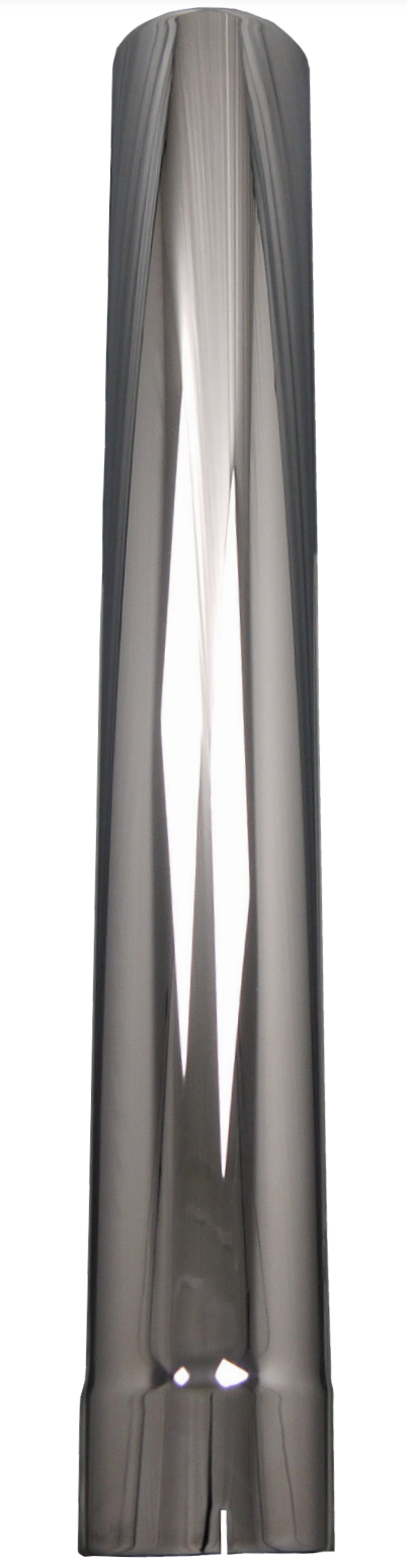 Chrome Flat Top Cut Stack OD , Straight