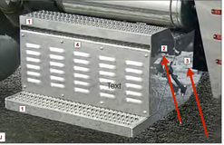 Battery Box Side Trims (4-piece kit) Fits Peterbilt 379