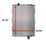 Radiator Plastic Tank Aluminum Core fits Kenworth T660, W900 2007-2013