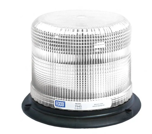 Pulse Ii Sae Class Ii 33Bolt 1” Pipe Mount Clear/Clear Led Strobe