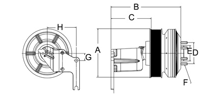 Horton DM Advantage Fan Clutch Cummins on/Off