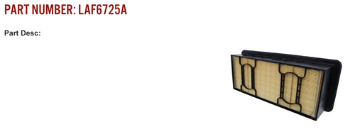 Luber-Finer Air Filter, KENWORTH T680 And Pete 579 W/ fits Cummins Isx & Paccar Mx T880, T680 (2015+)