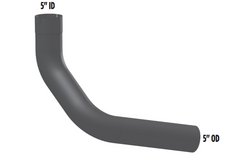 Elbow Chrome Fits kenworth 5” Left Side