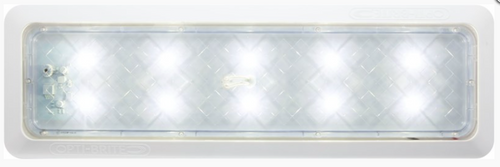 10-LED interior dome light, surface mount, 12-24V