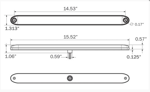 LED Combination ID Light Bar & Utility Light
