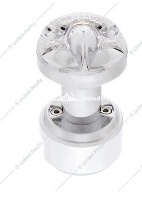 Chrome Eagle 13/15/18 Speed Thread-on Gearshift Knob w/ Adaptor