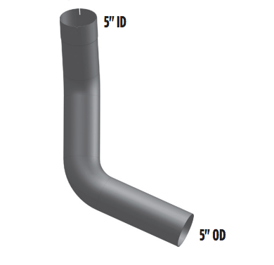 Kw Elbow, Aerocab 45” Tool Box, Left Hand Side, Chrome