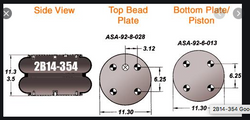 Goodyear Air Spring - Double Convoluted Airbag