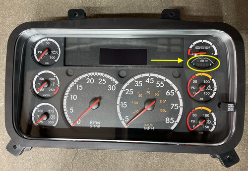 Gauge cluster fits Freightliner M2 “6 Gauge “ with Gauge DEF