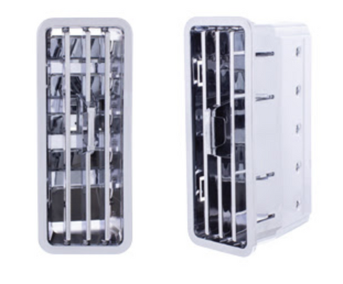 Chrome Plastic A/C Vent For 2018-2023 Freightliner Cascadia