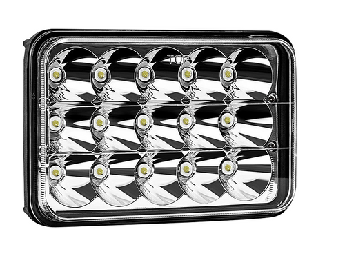 4''x 6'' LED Headlight High beam 2,700 LM / Low beam: 1,800 LM
