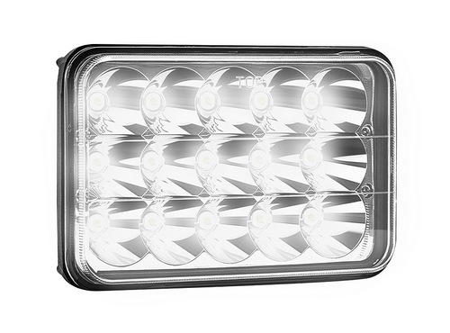 4''x 6'' LED Headlight High beam 2,700 LM / Low beam: 1,800 LM