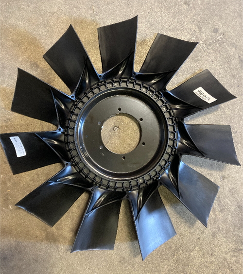 Horton HS11 - 34'' 11 Blade Nylon Fan Mounting Disc 0.75 Back Tip of Blade 2.84 Pilot 5.00