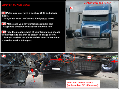 On truck - Freightliner Century 2008 and Newer