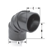 5.5” Air Intake Rubber Elbows