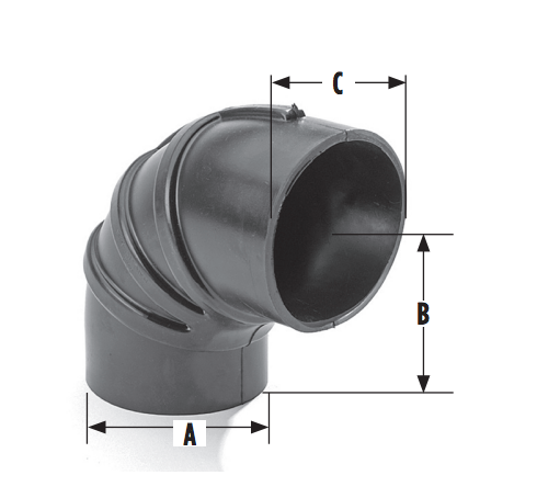 5.5” Air Intake Rubber Elbows